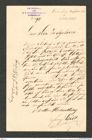 k.k. naturhistorisches Hofmuseum, Intendanzakten 1885-1896 (Hauer), Aktenzahl Z.592/1889, Seite 1